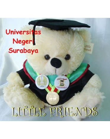 Boneka Wisuda Universitas Negeri Surabaya - Sains (30 cm)